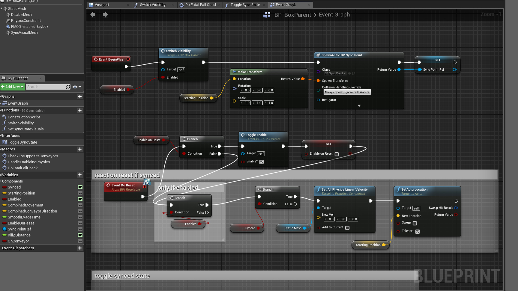 KeyBox Parent Blueprint